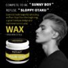 Use KIZEAUT styling hair wax to shape tidy, smooth hairstyles including side parting and full slick-back styles.