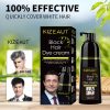 KIZEAUT One Step Black Hair Color Cream for Cover Gray Hair