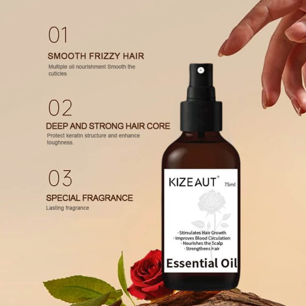 KIZEAUT Scalp Care Essence Oil. Gently nourishes the scalp and promotes scalp microcirculation.