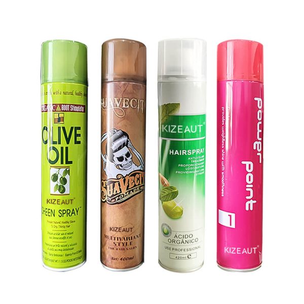 Four styles of KIZEAUT hair styling sprays are fully launched, offering hair smoothing & shine as well as strong hold.