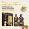 KIZEAUT Quick Magic Black Hair Shampoo Dye Set