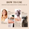 KIZEAUT Ginger Hair Dye Shampoo, Get Black Hair With One Wash At Home