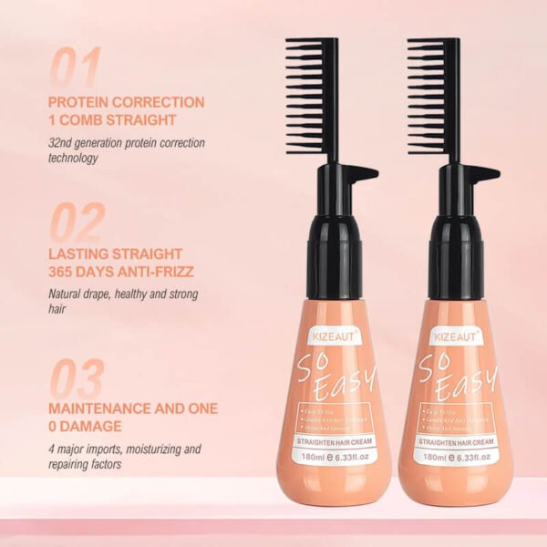 KIZEAUT Convenient Press-Type Hair Smoothing Rebonding Cream