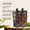 KIZEAUT AP Ammonia-Free Hair Dye Cream with Plant Extracts for Natural Black Hair