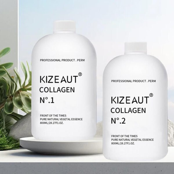 KIZEAUT Salon Professional Plant Essence Curly Hair Perm Two-piece Kit