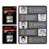 KIZEAUT Sachet Black Hair Shampoo, Plant-Based Grey Hair Coverage One-Step Black Hair Dye