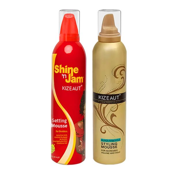 The KIZEAUT Styling Mousse Set is newly launched. Featuring dense foam texture, it effortlessly creates voluminous curls.