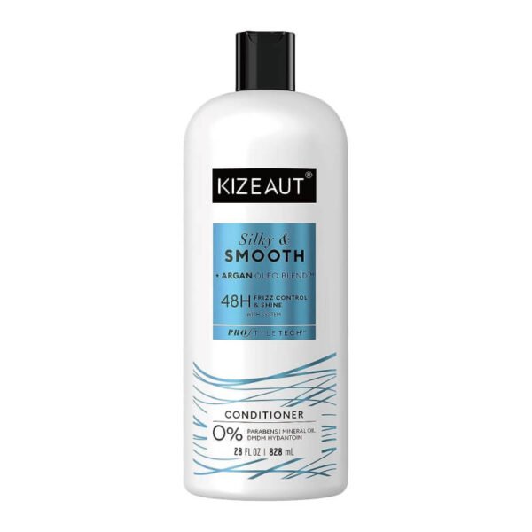 KIZEAUT Silky Gloss Conditioner is fortified with premium blended Moroccan argan oil essence