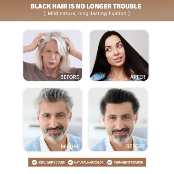 KIZEAUT Chocolate Nourishing Hair Coloring Cream