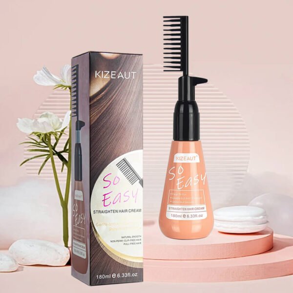 KIZEAUT Convenient Press-Type Hair Smoothing Rebonding Cream