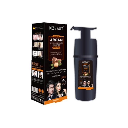 KIZEAUT Argan Oil Quick Black Hair Color Shampoo Bulk Factory Supply | Custom Logo & Formula Available