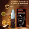 KIZEAUT 3 In 1 Ginger Herbal Bubble Hair Dye Shampoo With Comb