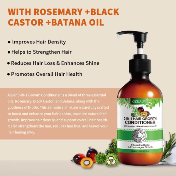 KIZEAUT Three-in-One Firming & Nourishing Conditioner built with natural botanical extracts formula