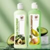 KIZEAUT Avocado Oil Shampoo & Conditioner Set, optimizes unhealthy scalp prone to heat discomfort and excess sebum buildup