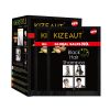 KIZEAUT Sachet Black Hair Shampoo, Plant-Based Grey Hair Coverage One-Step Black Hair Dye
