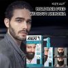 KIZEAUT Beard Dye Cream Specially for Men, Ammonia-Free Gentle Formula to Cover Grey & White Beard Hair