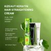 KIZEAUT Keratin Straightening Cream Infused with Natural Aloe Vera Extract