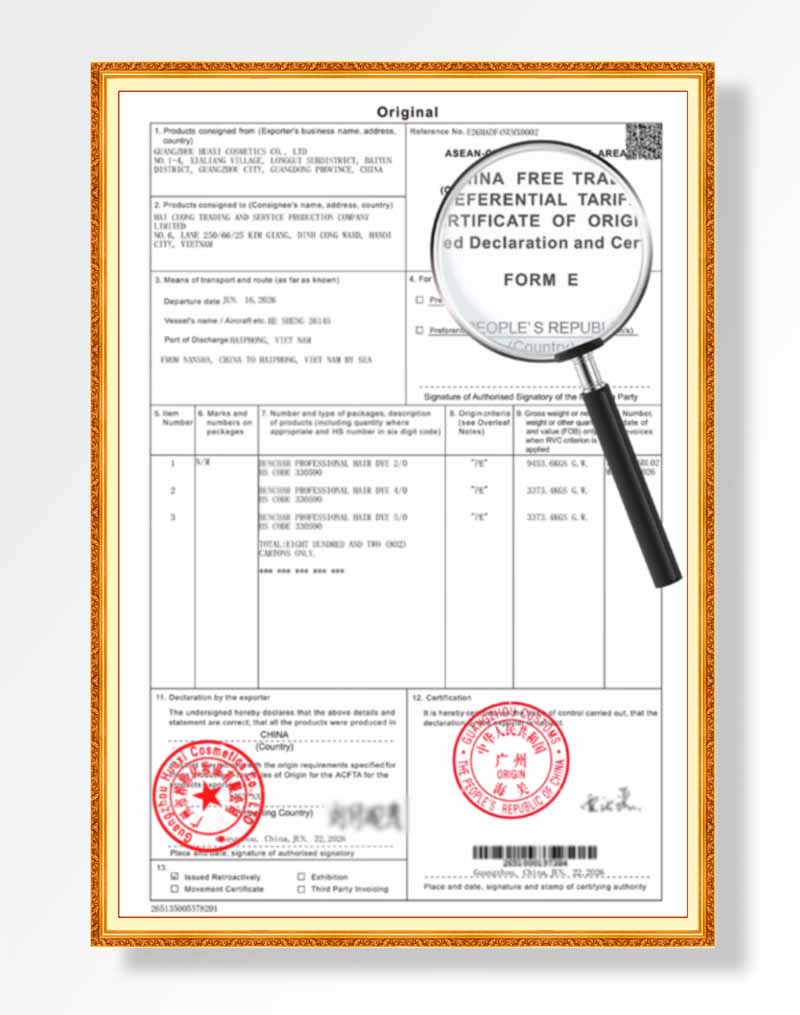 Diren certification document 3