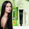 KIZEAUT Keratin Straightening Cream Infused with Natural Aloe Vera Extract